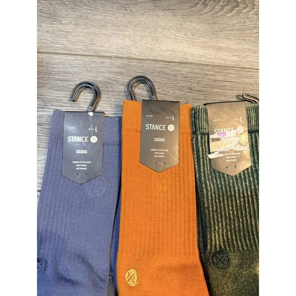 Lot of 3 Large Stance Casual Socks (BRAND NEW) - Picture 2 of 3